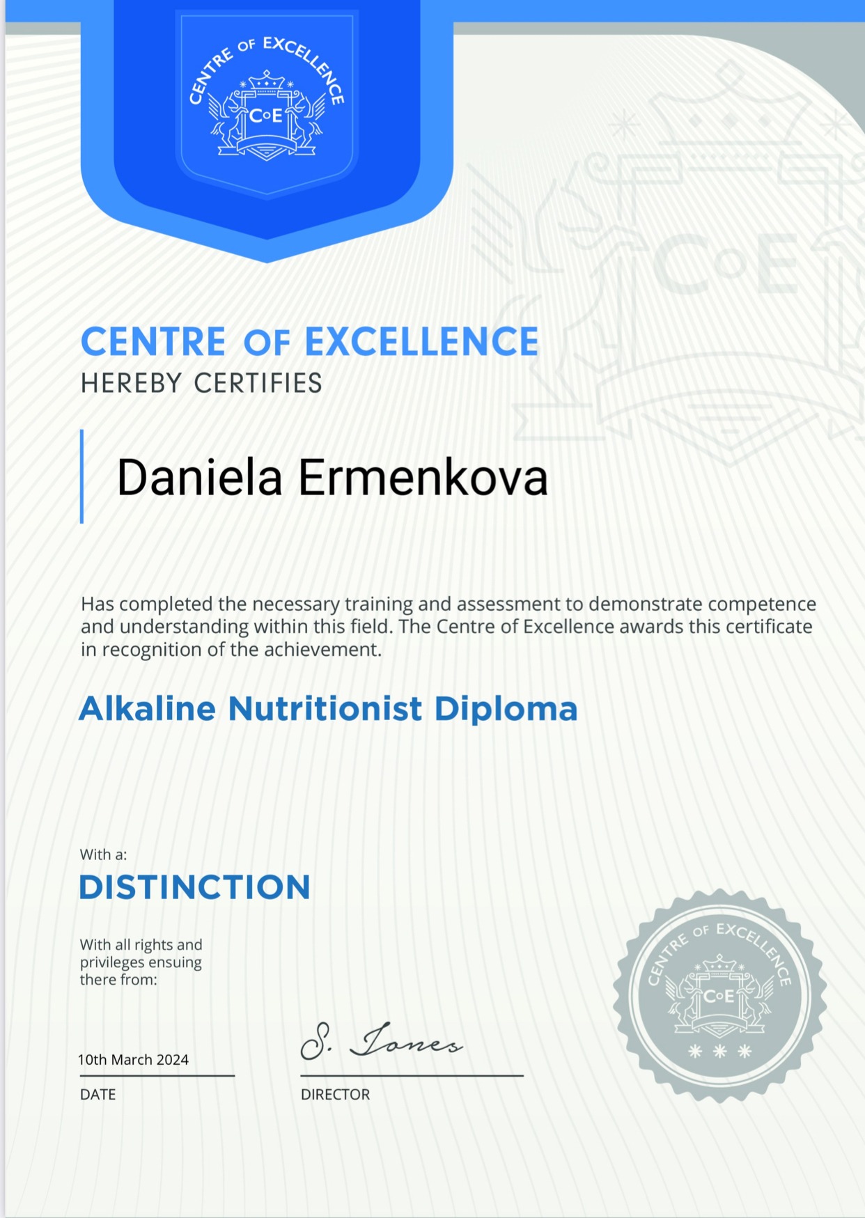 Alkaline Nutritionist Diploma Centre of Excellence
