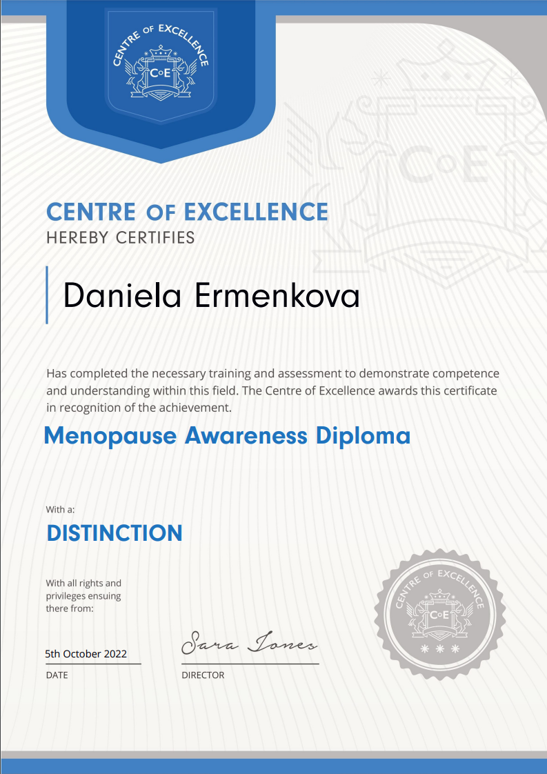 Menopause Awareness Diploma Centre of Excellence